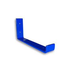 Load image into Gallery viewer, Marine Blue - RAL 5002 - scaffold board shelf brackets - 100mm - 325mm - Unique Metalcraft
