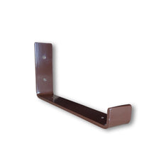 Load image into Gallery viewer, Mahogany Brown - RAL 8016 - scaffold board shelf brackets - 100mm - 325mm - Unique Metalcraft