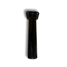 Load image into Gallery viewer, Black Round Metal Table Legs | Bench Legs |Bar 200mm -1000mm - RAL 9005 - Unique Metalcraft