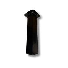Load image into Gallery viewer, Black Square Metal Table Legs | Bench Legs |Bar 200mm -1000mm - RAL 9005 - Unique Metalcraft