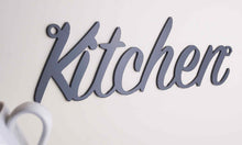 Load image into Gallery viewer, 'Kitchen' Sign Metal Wall Art - Unique Metalcraft