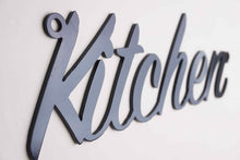Load image into Gallery viewer, 'Kitchen' Sign Metal Wall Art - Unique Metalcraft