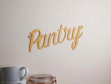 Load image into Gallery viewer, 'Pantry' Sign Metal Wall Art - Unique Metalcraft