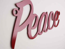 Load image into Gallery viewer, 'Peace' Sign Metal Wall Art - Unique Metalcraft
