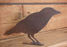 Load image into Gallery viewer, Crow fence post topper steel - Unique Metalcraft