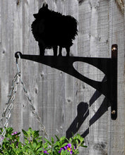 Load image into Gallery viewer, Pomeranian Hanging Basket Bracket - Unique Metalcraft