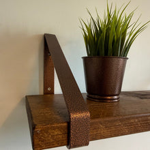Load image into Gallery viewer, Antique Black Copper - Triangle Heavy Duty Metal Shelf Bracket
