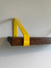 Load image into Gallery viewer, Yellow Triangle Heavy Duty Metal Shelf Bracket - Unique Metalcraft
