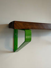 Load image into Gallery viewer, Green - Ral 6018 Triangle Heavy Duty Metal Shelf Bracket
