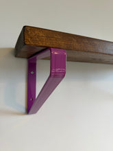 Load image into Gallery viewer, Violet - Ral 4008 Triangle Heavy Duty Metal Shelf Bracket
