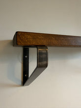 Load image into Gallery viewer, Raw Steel - Matte Lacquer - Triangle Heavy Duty Metal Shelf Bracket
