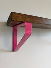 Load image into Gallery viewer, Pink - Ral 4003 Triangle Heavy Duty Metal Shelf Bracket - Unique Metalcraft
