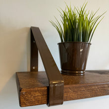 Load image into Gallery viewer, Dark Brown - Triangle Heavy Duty Metal Shelf Bracket
