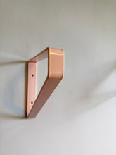 Load image into Gallery viewer, Light Pink - BS04E495 Triangle Heavy Duty Metal Shelf Bracket - Unique Metalcraft
