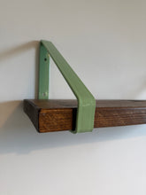 Load image into Gallery viewer, Pale Green - Ral 6021 Triangle Heavy Duty Metal Shelf Bracket
