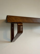 Load image into Gallery viewer, Mahogany Brown - Ral 8016 Triangle Heavy Duty Metal Shelf Bracket

