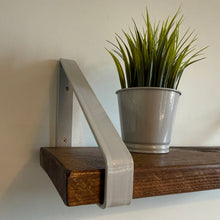 Load image into Gallery viewer, Silver - Ral 9006 Triangle Heavy Duty Metal Shelf Bracket
