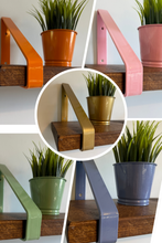 Load image into Gallery viewer, White - Ral 9010 Triangle Heavy Duty Metal Shelf Bracket - Unique Metalcraft
