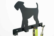 Load image into Gallery viewer, Airedale terrier  - Dog Lead / Key Holder, Hanger, Hook - Unique Metalcraft
