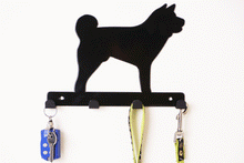Load image into Gallery viewer, Alaskan Malamute  - Dog Lead / Key Holder, Hanger, Hook - Unique Metalcraft
