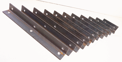 Alcove Shelf Brackets - Steel - Pair - Many Sizes Available - Scaffold Board - Unique Metalcraft