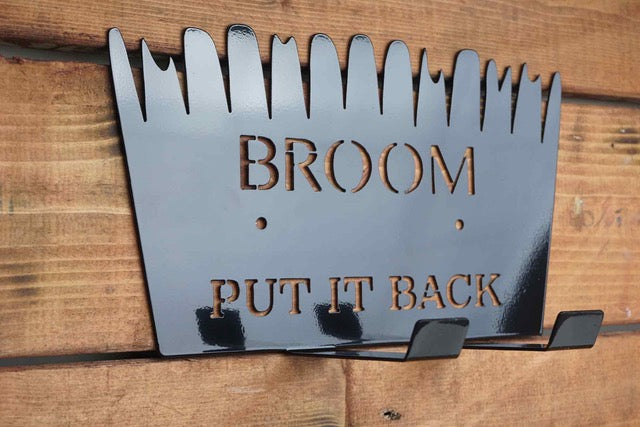 Broom Holder - Unique Metalcraft