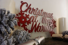 Load image into Gallery viewer, Christmas at the (your name) Hanging sign - Unique Metalcraft
