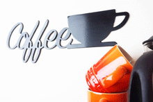 Load image into Gallery viewer, &#39;Coffee&#39; Sign Metal Wall Art - Unique Metalcraft
