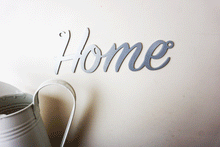 Load image into Gallery viewer, &#39;Home&#39; Sign Metal Wall Art - Unique Metalcraft
