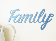 Load image into Gallery viewer, &#39;Family&#39; Sign Metal Wall Art - Unique Metalcraft
