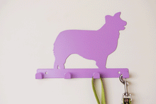 Load image into Gallery viewer, Collie  - Dog Lead / Key Holder, Hanger, Hook - Unique Metalcraft
