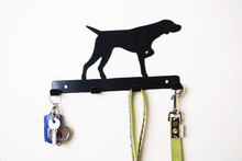 Load image into Gallery viewer, German Short Haired Pointer - Dog Lead / Key Holder, Hanger, Hook - Unique Metalcraft

