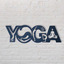 Load image into Gallery viewer, &#39;Yoga&#39; - Steel Metal Hanging Sign Wall Art - Unique Metalcraft
