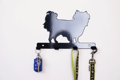Japanese Chin - Dog Lead / Key Holder, Hanger, Hook - Unique Metalcraft