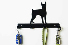 Load image into Gallery viewer, Miniature Pinscher - Dog Lead / Key Holder, Hanger, Hook - Unique Metalcraft
