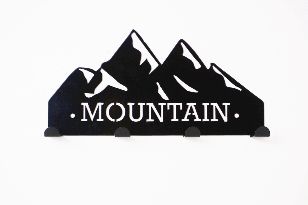 Mountain Climbing Key Holder, Hanger, Hook - Unique Metalcraft
