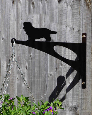 Norfolk Terrier Hanging Basket Bracket - Unique Metalcraft