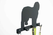 Load image into Gallery viewer, Old English Sheep Dog - Dog Lead / Key Holder, Hanger, Hook - Unique Metalcraft

