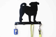 Load image into Gallery viewer, Pug - Dog Lead / Key Holder, Hanger, Hook - Unique Metalcraft
