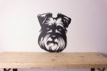 Load image into Gallery viewer, Schnauzer Dog Wall Art / Garden Art - Unique Metalcraft

