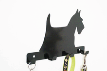 Load image into Gallery viewer, Scottish Terrier  - Dog Lead / Key Holder, Hanger, Hook - Unique Metalcraft
