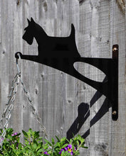 Load image into Gallery viewer, Scottish Terrier Hanging Basket Bracket - Unique Metalcraft
