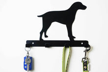Load image into Gallery viewer, Weimaraner - Dog Lead / Key Holder, Hanger, Hook - Unique Metalcraft

