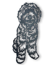 Load image into Gallery viewer, Labradoodle - Sitting - Dog Wall Art / Garden Art - Unique Metalcraft
