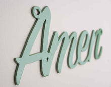 Load image into Gallery viewer, &#39;Amen&#39; Sign Metal Wall Art - Unique Metalcraft
