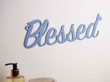 Load image into Gallery viewer, &#39;Blessed&#39; Sign Metal Wall Art - Unique Metalcraft
