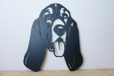 Bloodhound Dog Wall Art / Garden Art - Unique Metalcraft