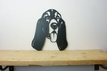 Load image into Gallery viewer, Bloodhound Dog Wall Art / Garden Art - Unique Metalcraft
