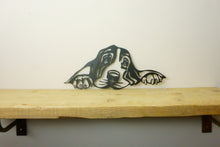 Load image into Gallery viewer, Bloodhound Peeping Dog Wall Art / Garden Art - Unique Metalcraft
