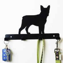 Load image into Gallery viewer, Boston Terrier - Dog Lead / Key Holder, Hanger, Hook - Unique Metalcraft
